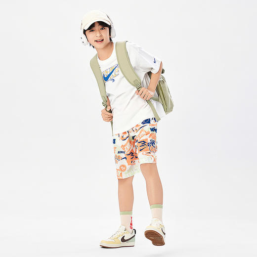 NIKE 3BRAND 夏 大童小童 短袖T/短裤 RWB-KS-1909 商品图2