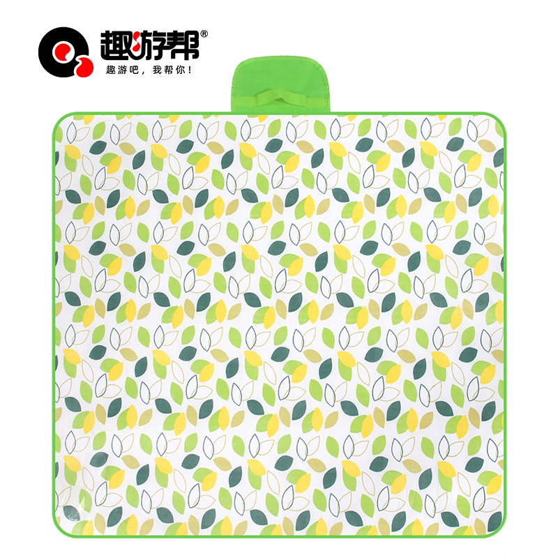 【积分兑换】趣游帮 小飞叶无纺布防潮垫Y301（200*200cm）