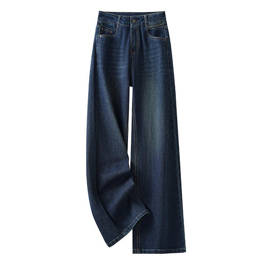 高腰显瘦阔腿裤直筒牛仔裤，宽松休闲裤长裤MYX-XYF-DMJ9805-Y 商品图4