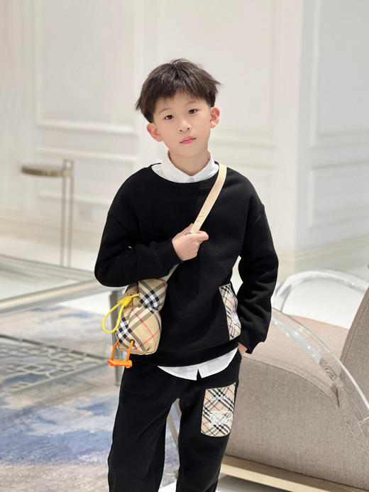 代工厂BUR水鸟设计格纹尼龙包防水水桶包 商品图3