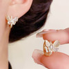 甜美气质蝴蝶耳扣百搭耳环 纪念日百货门店同款161910961 商品缩略图4