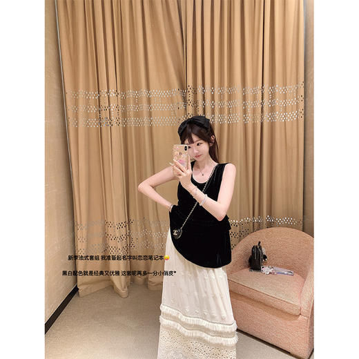 金蘑菇菇 恋恋笔记本  /丝绒娃娃上衣+重工刺绣半裙 商品图2