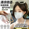 【夏日福利❗️9.9抢🔥防晒冰皮口罩】显脸小，清凉倍适，透气不闷，高弹舒适不勒耳！华夫格冰丝夏季薄款高颜值黑色女3d立体防晒面罩 商品缩略图1