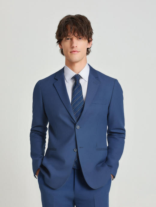 callisto蓝色绵羊毛西服 商品图2