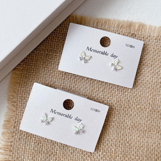 气质小巧养耳洞银针耳环-纪念日百货门店同款162553126 商品图3