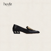 heelz设计师鞋履｜H 繁花跟描金羊皮乐福鞋 3.6公分 商品缩略图0