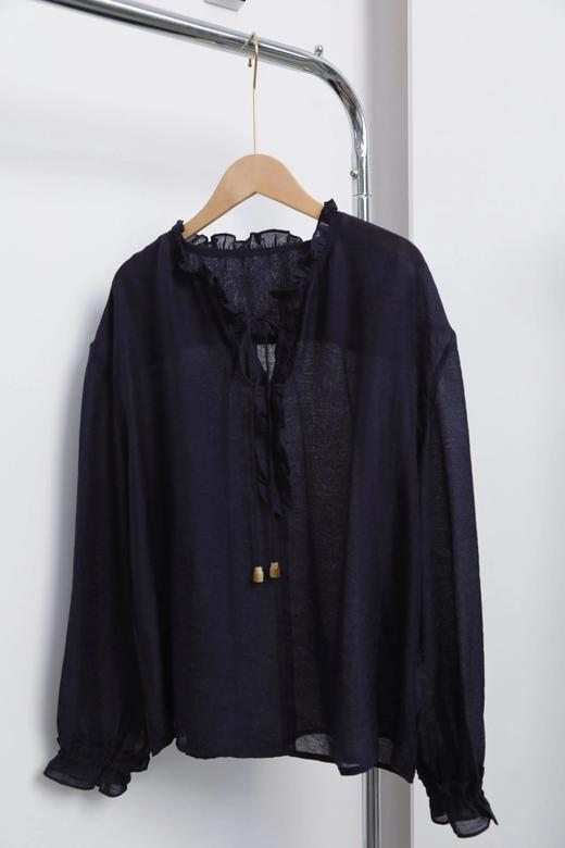 【天丝亚麻衬衫】进口天丝亚麻混纺，亲肤透气☁️垂感好，随便一穿就是随性利落的廓形WD 商品图7