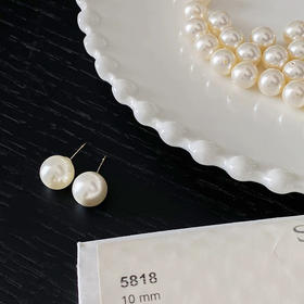 简约百搭轻奢气质耳环银针耳环（10mm）纪念日百货门店同款160713173