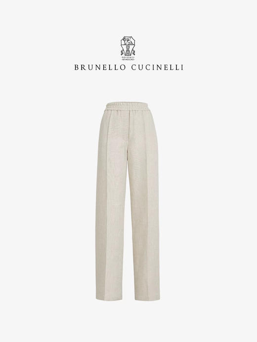【秒杀价已调 直接拍】 讲究面料的高端低调品牌 BC女装 春夏新品 Brunello Cucinelli 棉麻宽松直筒休闲长裤 商品图3