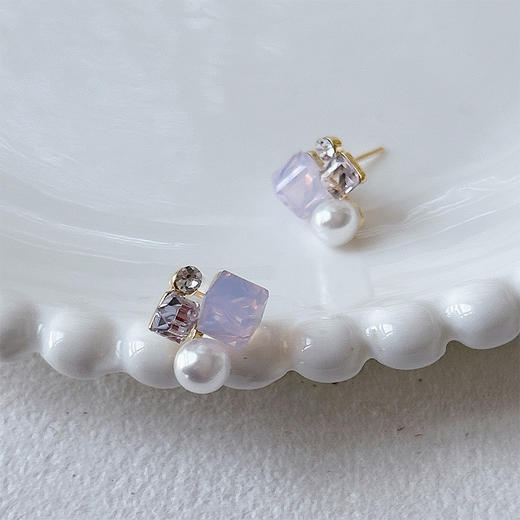 轻奢小众简约精致心银针耳环纪念日百货门店同款162400007 商品图4