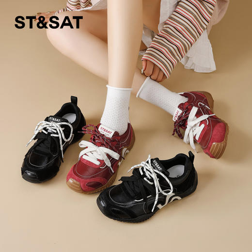 星期六26春新款街头甜酷舒适德训鞋SSE1112T1J 商品图1