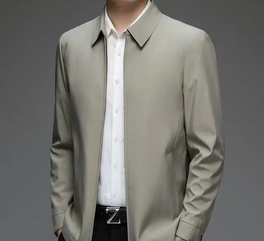 【“厅局稳重风”挺括有型 耐磨抗皱】罗蒙休闲商务行政夹克外套 （翻领/立领任选） 商品图4