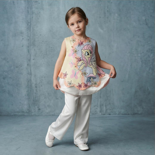 小马宝莉联名年衣童装马甲2026春季新款女孩小马宝莉马甲N1261007A05 商品图2