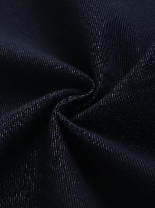 藏青直筒弯刀裤 商品图5