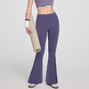 唤醒身心~健身瑜伽裤脚口开叉健身喇叭裤韩国晓星氨纶高弹透气 显高显瘦 腿长一米八！ 商品缩略图2