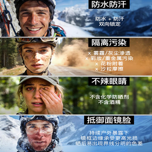 【徒步中国专属】iLab艾莱博防晒小银管(防冻)精华霜/12小时/防水防汗/不辣眼睛 30g 商品图4