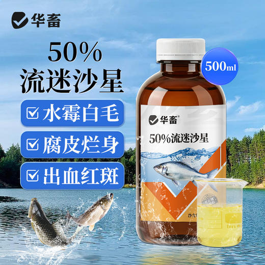 【积分兑换】华畜硫醚沙星鱼药鱼塘烂身止血水霉病白毛杀菌水产养殖专用五倍子 商品图0