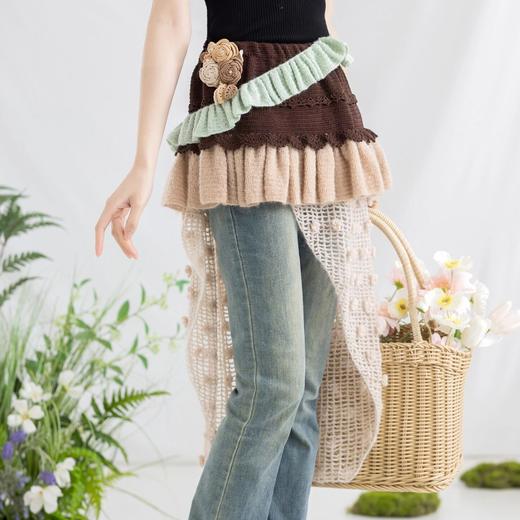 苏苏姐家不规则半裙手工diy编织钩针南非幼马海毛线团裙子材料包预 商品图1