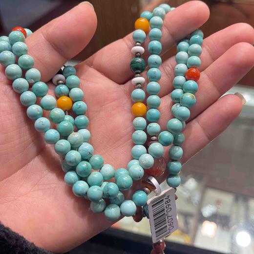 18554元/条绿松石佛珠 商品图2