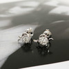 【天然正品】AU750白金时尚设计款0.187克拉钻石耳钉11.5*7.2*15.2MM（皆取最大值）260226NJT07 商品缩略图4