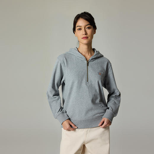 Dickies胸前小LOGO连帽拉链卫衣女 休闲百搭纯色女卫衣 DK0A87FJ  Y 商品图7