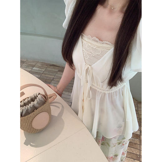 金蘑菇菇（豆蔻半裙新色）芍药与粉荔枝 / 独家开版 淡颜碎花半裙 商品图4