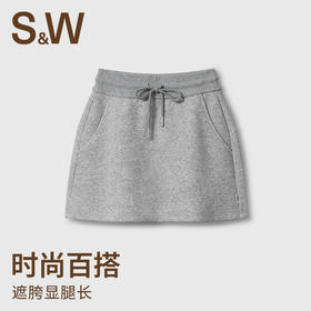 【SW速惟】 高腰收腹A字遮胯百搭运动休闲半裙5046