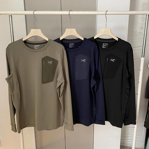 袅家Rho heavyweight男款内里拉绒户外弹力超柔轻量长袖 商品图1