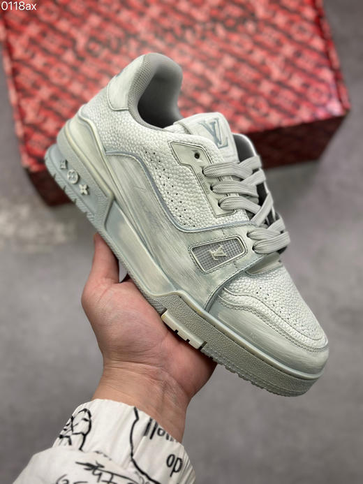 春季特惠💰880 路易威登 LV Trainer 低帮休闲板鞋 商品图0