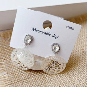 服复古镂空银针耳环气质大气-纪念日百货门店同款168198006