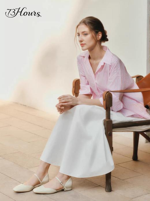 BF楼73Hours73hours女鞋俏皮身影2026春季新款银色法式玛丽珍鞋女平底单鞋吊牌价1280 活动价931 商品图2