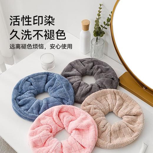 三利10A抗菌干发发圈  吸水家用速干珊瑚绒2025新款干发帽大肠毛巾1.64 商品图3