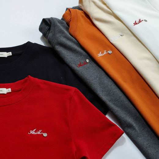 圆领百搭基本款云朵绒T恤-纪念日百货门店同款169252959 商品图4