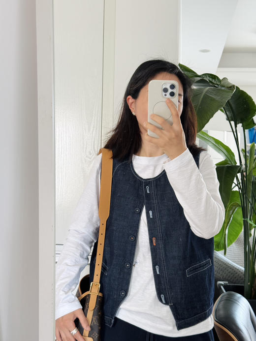 26春夏--叠穿层次感--品质牛仔马甲【包邮+三天无理由退换】 商品图11