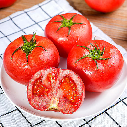 陕西普罗旺斯西红柿，酸甜多汁，自然成熟，新鲜水果蔬菜番茄 商品图4