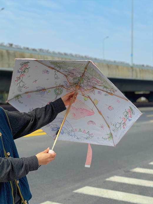 预售3天 拍照也能出片 ！mamoru六折原创艺术防晒伞 藏在包包里的高颜值伞~ 商品图11