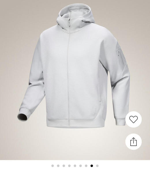 鸟家Olera华夫格连帽外套2⃣️色031103 商品图2