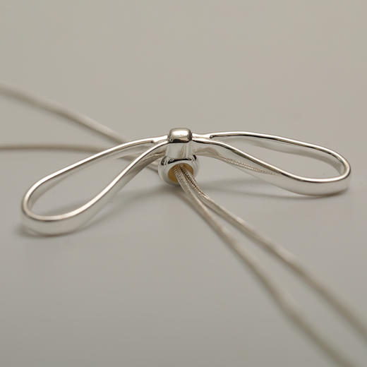 新款百搭甜美简约蝴蝶结项链毛衣链-纪念日百货门店同款 163594229 商品图7