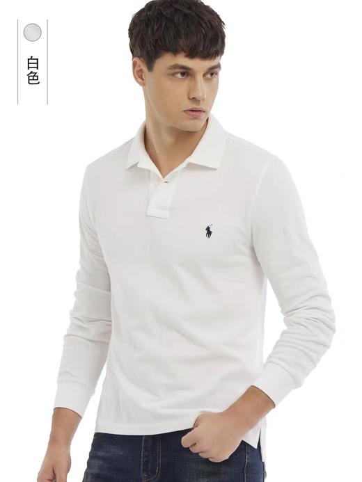 高品质PoL0长袖   刺绣款男士长袖polo衫商务休闲- 经典穿搭 商品图1