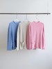 【缩绒卷边薄针织衫】3色可选~细针织羊毛混纺纱线，自带朦胧微透的视觉效果WD 商品缩略图3
