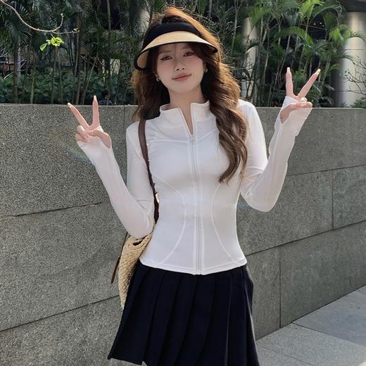 【福利❗️39到手🧊凉感冰丝防晒衣】轻薄透气，清爽不闷热！女夏外穿宽松修身连帽外套运动瑜伽上衣防紫外线防晒服 商品图2