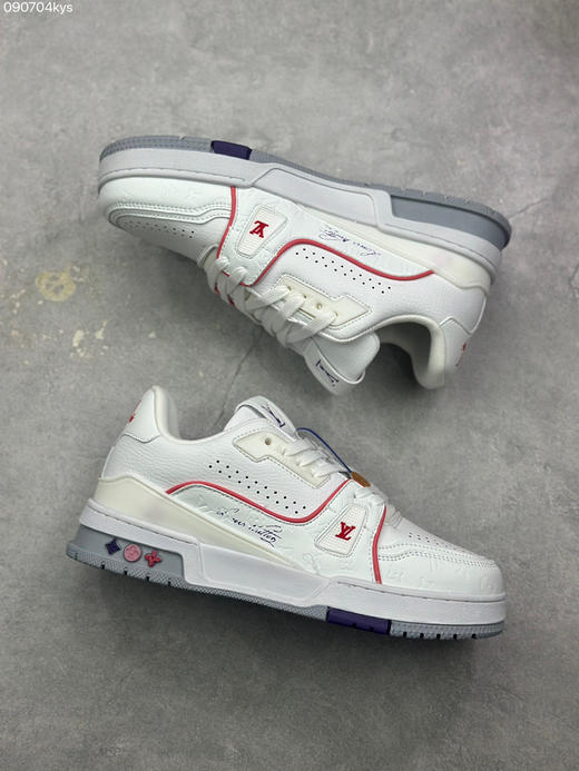 春季特惠💰450 性价比版本 驴牌 LV Trainer 低帮休闲板鞋 商品图4