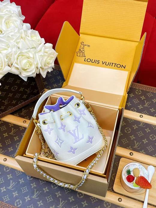 驴家 Nano Noé 迷你水桶包 白拼紫 （JPH） 商品图2