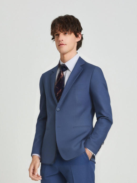 callisto蓝色绵羊毛西服 商品图3