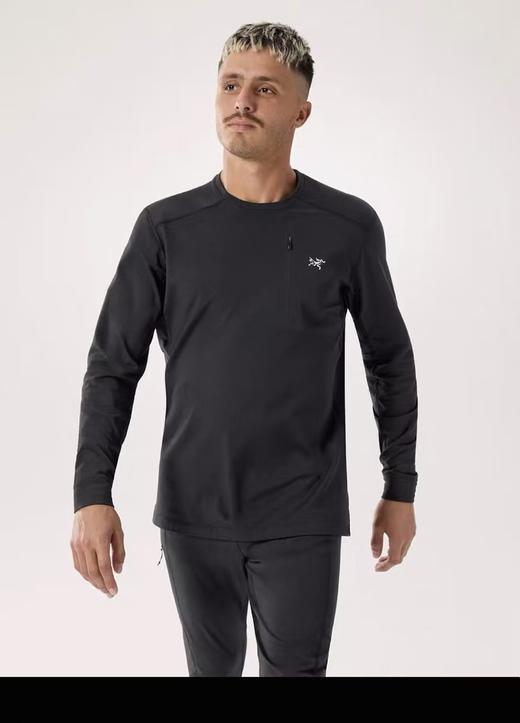 袅家Rho heavyweight男款内里拉绒户外弹力超柔轻量长袖 商品图0