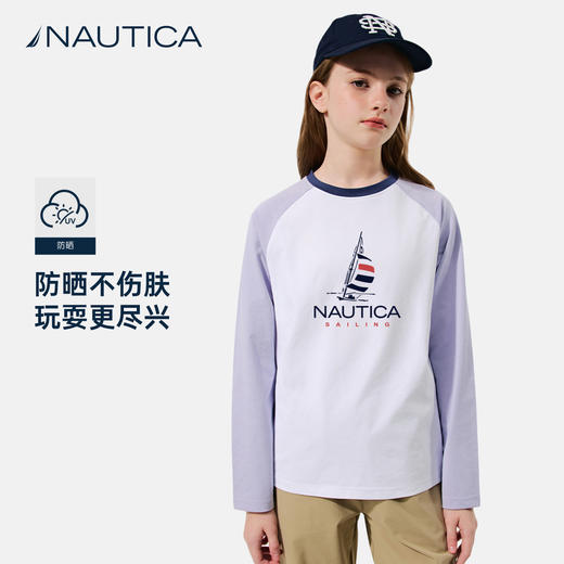 NAUTICA诺帝卡童装 圆领长袖T恤 商品图1