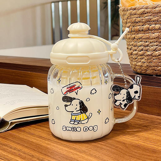 660ml帽子茶水杯玻璃杯杯子1个-纪念日百货门店同款169264167 商品图1