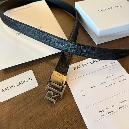 拉夫劳伦/RL 新款男士荔枝纹牛皮腰带 新款 荔枝纹皮 男士腰带 商品图7