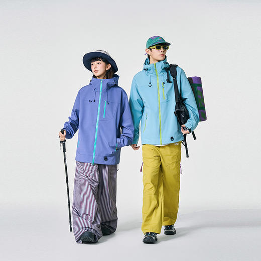 Schenvega情侣款多巴胺色系冲锋外套6633 商品图1