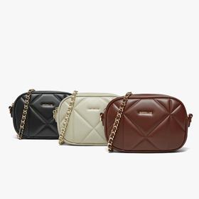 【百思图】BF楼百思图2025秋季新款绗缝包时尚潮流单肩斜挎包女J5019CX5吊牌价599，现价169-199